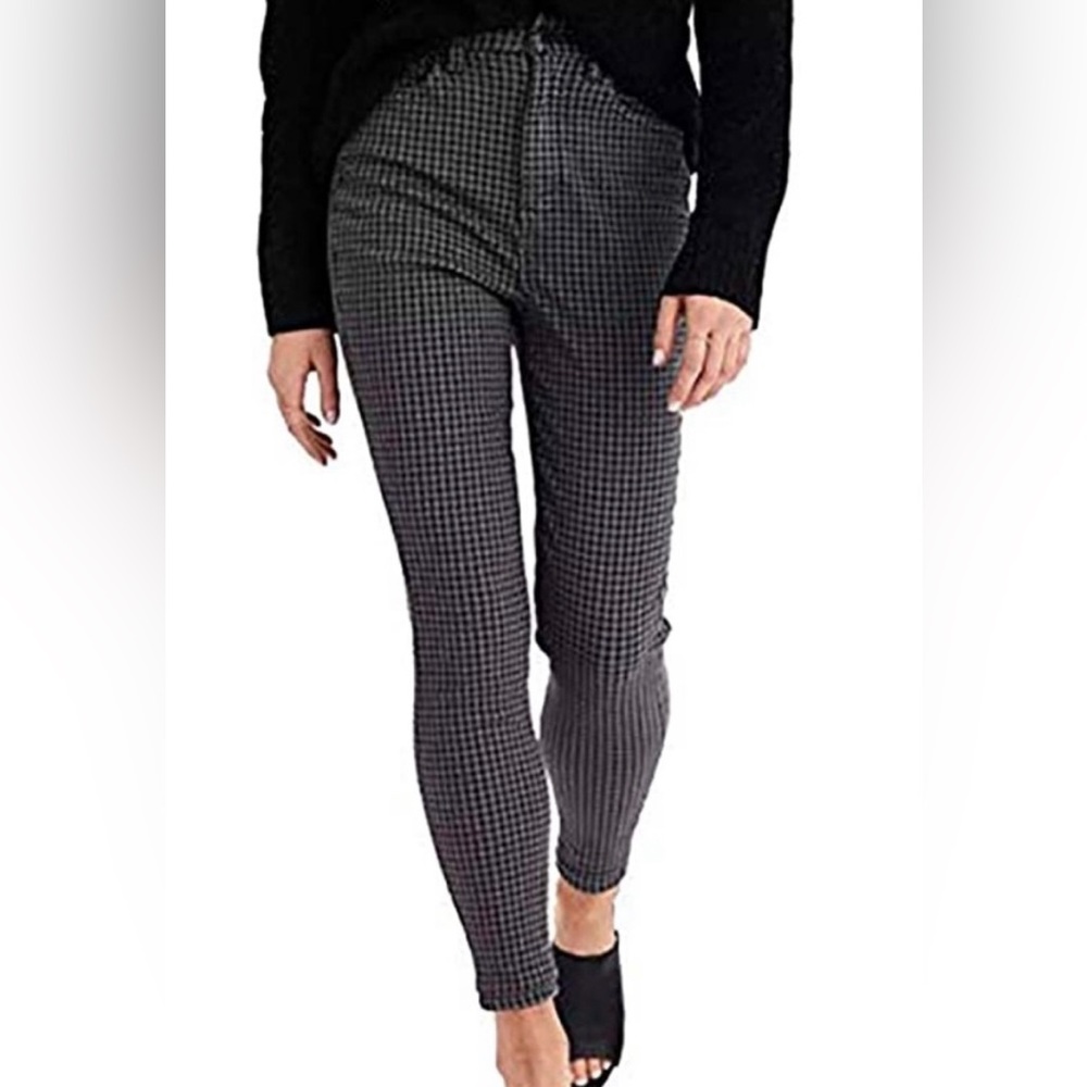 American Eagel Curvy Super Hi-Rise Jegging - Gray & Black - Size 28 W 6 Regular